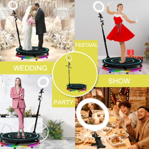 Imagen 2 de 3 de Estudio Fotográfico 360º Para Bodas, Eventos, Kit Quito