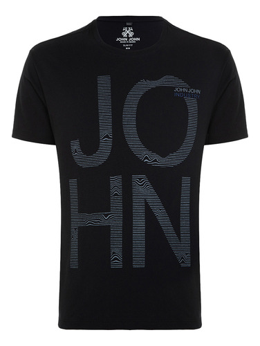 Camiseta John John Digital Industry In24 Preto Masculino