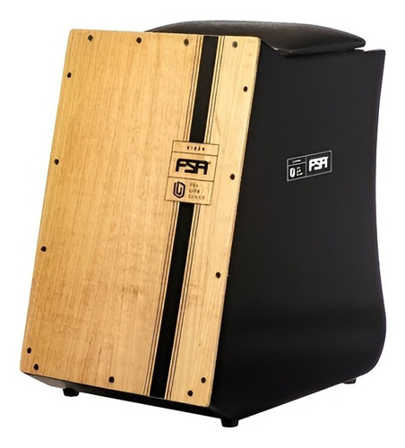 Cajon Fsa Gibão Lite Series Inclinado Com Esteira 1 Captação Cor Cajon Fsa Gibao Preto