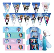 Comprar Frozen Kit Imprimible Personalizado Candy Bar Anna Elsa Olaf