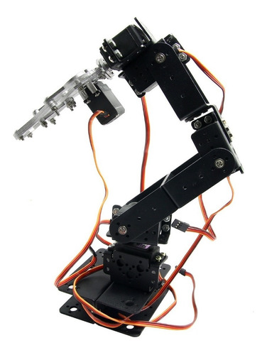 Brazo Robotico Metalico Con 6 Servos Mg995 Y Gripper