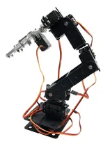 Comprar Brazo Robotico Metalico Con 6 Servos Mg995 Y Gripper
