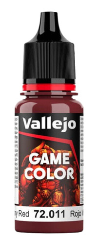Vallejo Game Color Rojo Visceral 72011 La Plata