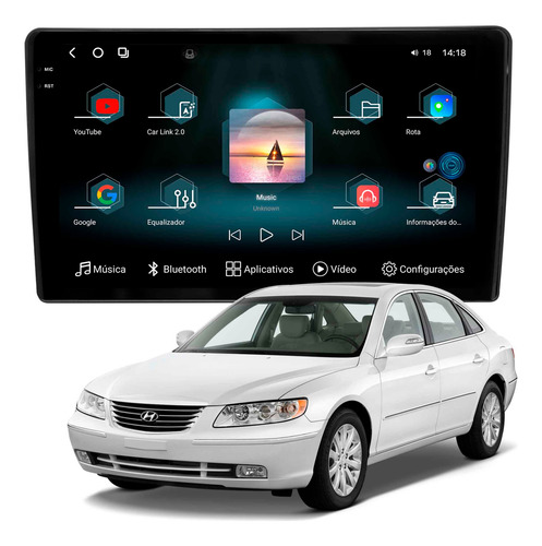 Multimídia Aikon Fóton G3 Azera 2007 A 2011 12+256gb 2k 9p