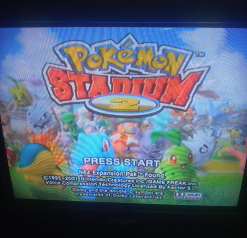 Pokemon Stadium 2 N64 Nintendo Juego Fisico R-pro Pikachu (Usado)