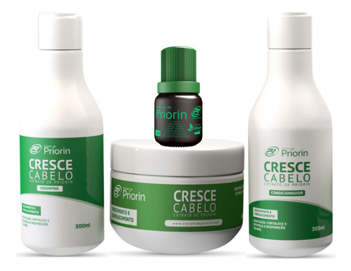 Kit Cresce Cabelo Combate Quedas Tratamento Capilar Priorin