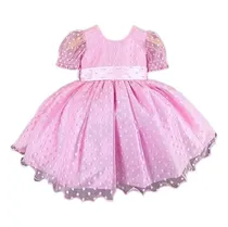 Comprar Vestido Mary Kids Bolinhas Luxo Acomp Tiara Brinde+ Saiote