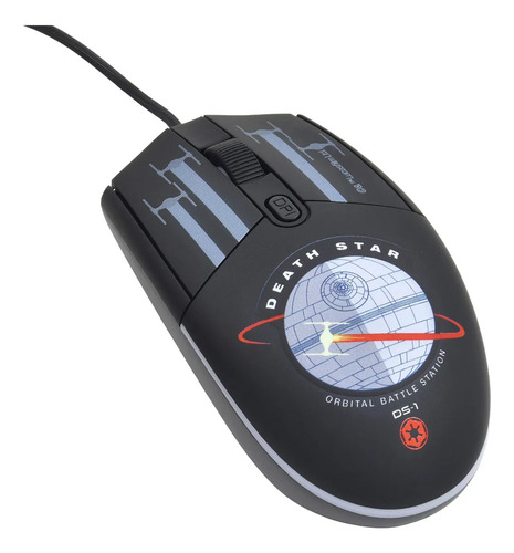 Mouse Nuevo Usb Con Luz Led Star Wars Negro (Usado)