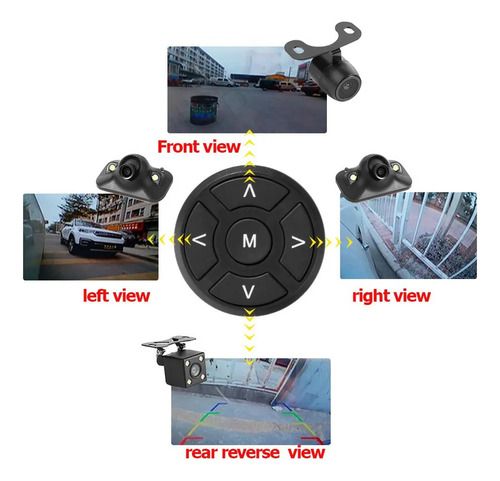 Sistema De Visión De Pájaro De 360 Grados Para Coche, 4 Cáma