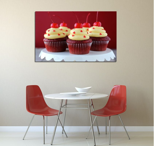 Vinilo Decorativo 20x30cm Cupcakes Muffins Reposteria