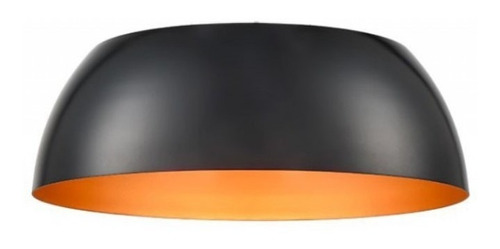 Plafón Bali Negro Oro 38 Led 23w Cálido Dimerizable 