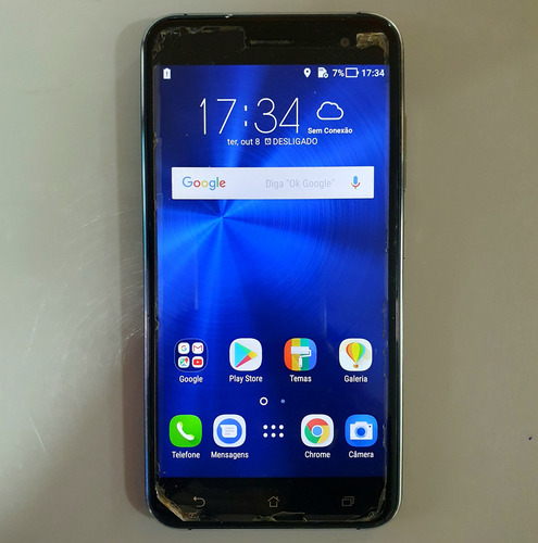 Asus Zenfone 3 Ze520kl Dual Sim 32gb (câmera Com Defeito) (Usado)