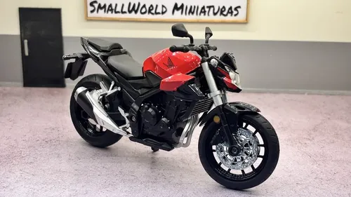 【まい】HONDA CB400SF 1/12 完成品 レッド Miniatura Moto Honda Cb400 1:12 Som/led Vermelho | MercadoLivre