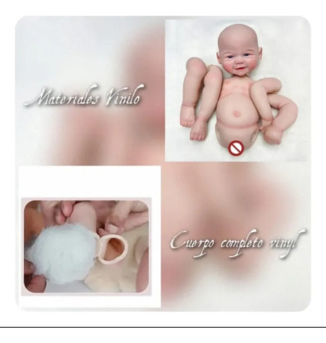 Bebé Reborn Original Vinilo Cuerpo Completo Boy Kerry Doll