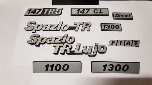 Insignia Fiat 147 Spazio Tr Moldura Fiat 1100 1300 Mtipo 1.4