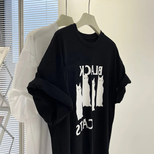 Camiseta De Verano De Algodón Para Mujer De Talla Grande
