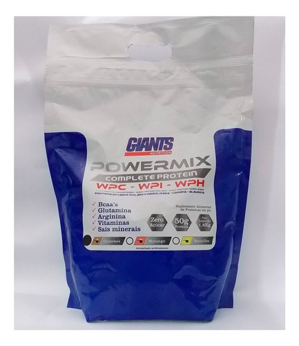 Powermix Complete Protein 1,8kg - Sabor Morango -  Giants Nutrition