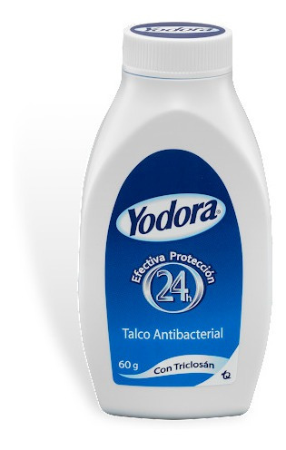 Talcos Antibacterial Yodora 24h X 60 Gr