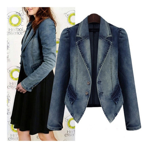 Blazer De Solapa For Mujer De Talla Grande