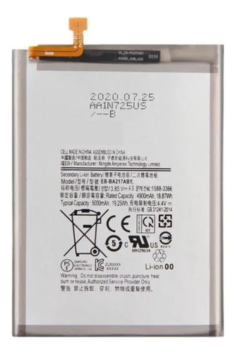 Bateria Galaxy A21s A217 Alta Durabilidade