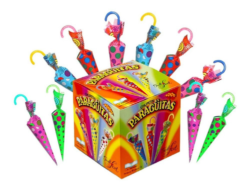 Imagen 1 de 1 de Paraguitas Felfort X 10 Unidades - Lollipop