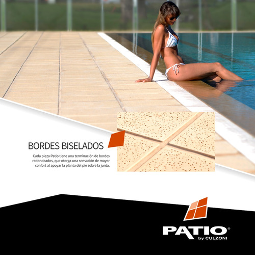 Imagen 4 de 10 de Borde Recto Ballena Piscinas Y Piletas Patio Culzoni 50x40cm