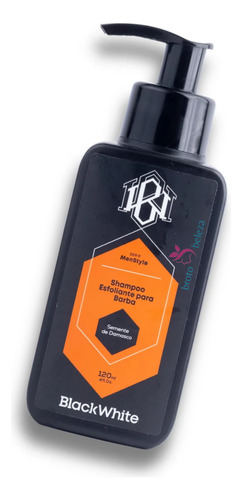 Xampu/shampoo Esfoliante Para Barba 120ml - Blackwhite