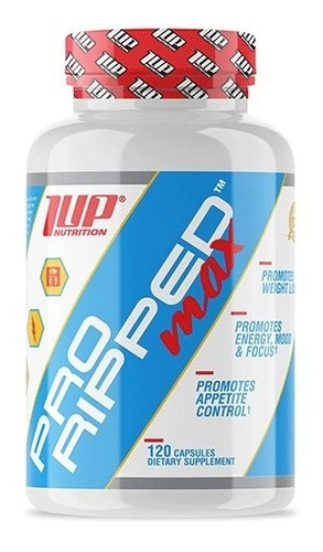 1up Pro Ripped Max Burn 120capsulas - 1up Nutrition Original