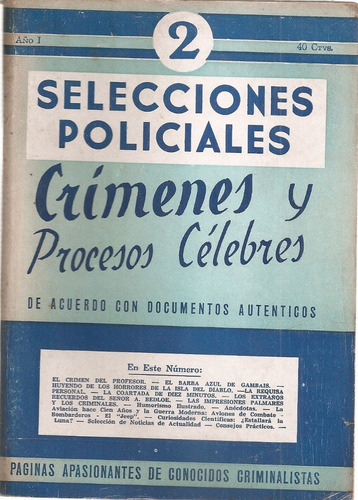 Revista Selecciones Policiales Nº 2 Diciembre 1943