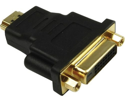 Adaptador Dvi Fêmea X Hdmi Macho Gold St-hdmi-dmf Storm