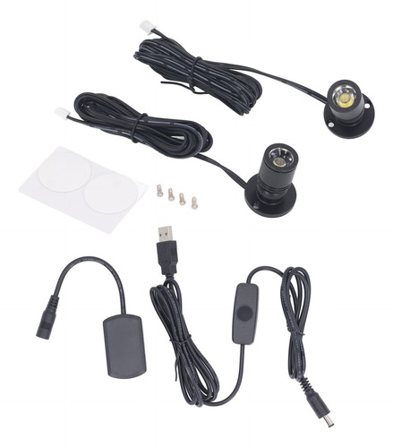 Mini Focos Led Regulables De 5 V, 1 A 2 Focos Para Pantalla