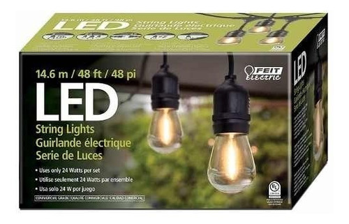 Feit Bella Guirnalda Led 24 Focos 14m 110v Casa Local Patio