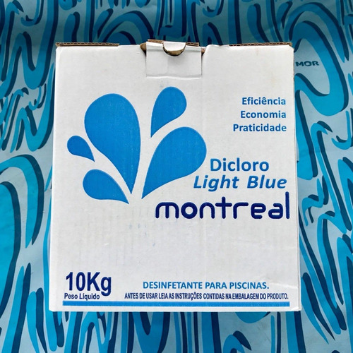 Dicloro Light Blue Cloro Para Piscinas 10 Kg Natação Lazer