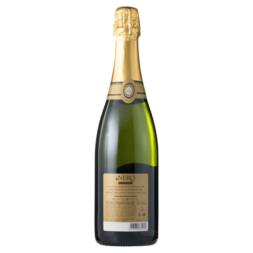 Imagem 2 de 2 de Espumante Brasileiro Branco Brut Nero Celebration Chardonnay Pinot Noir Riesling Itálico Prosecco Serra Gaúcha Garrafa 750ml