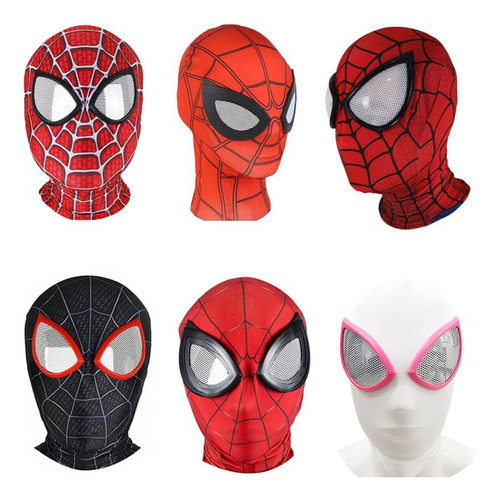 Mascara De Spiderman Miles Morales Varios Cosplay