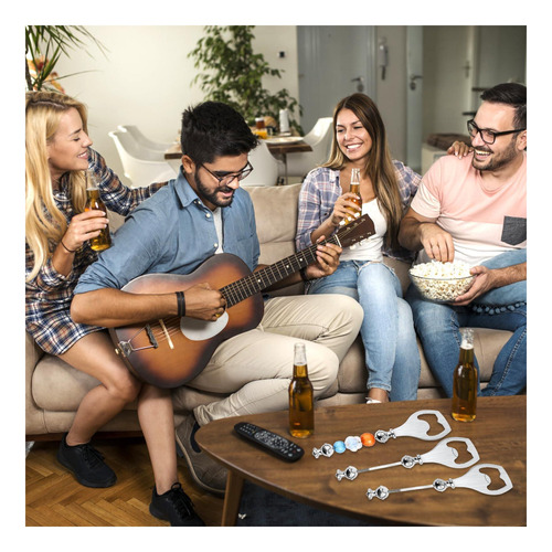 Aemygo 12 Pcs Beadable Beer Apener, Abreador De Botella De