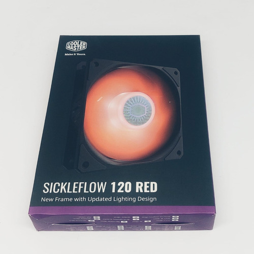Ventilador Cooler Master Sickleflow 120 Rojo (openbox)