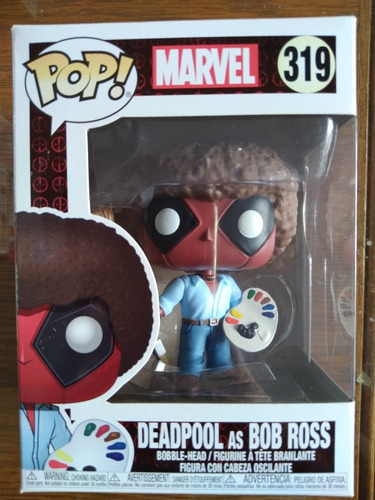 Funko Pop Deadpool As Bob Ross