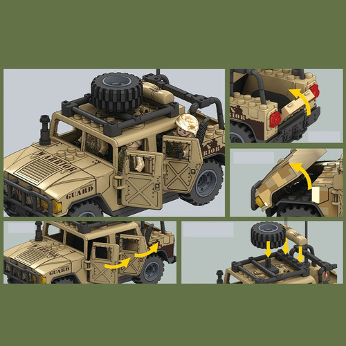 Minibuild Soldados Guerras Del Desierto Construção Plástico