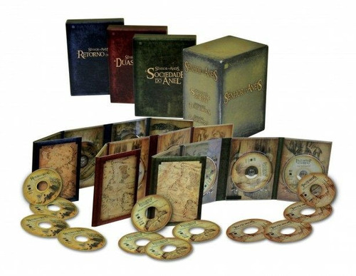 Box O Senhor Dos Anéis Edição Estendida Especial - 12 Dvds