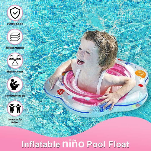Flotador Piscina Para Niñosbomba Manual Incluida,anillo