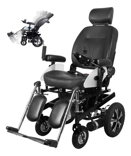 Gambimedic GM104 Silla De Ruedas Electrica Reclinable Elevapierna Sport 120kg Color Negro