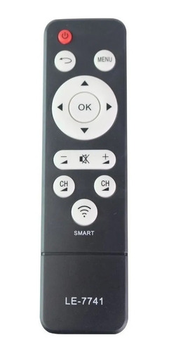 Imagem 1 de 1 de Controle Remoto Para Smart Tv Lcd Led Universal Le-7741