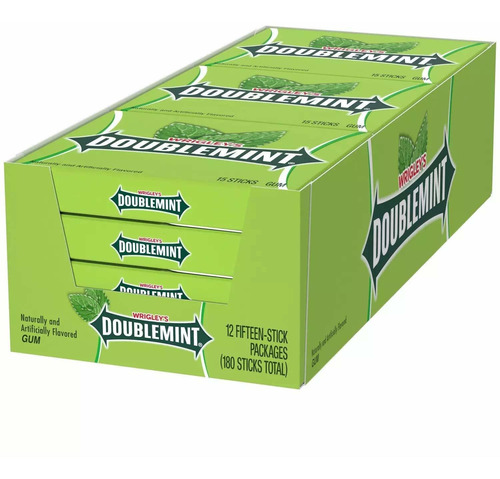 Goma De Mascar Wrigleys Doublemint (15 Ct., 12 Pk.)