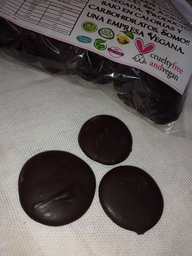 Imagen 4 de 6 de Chocolate 80% Gotas Chips Modelar Moldear X 250g Sin Azucar