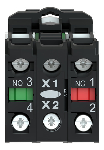 Botão Comando Pulsador Faceado Iluminado 22mm Schneider