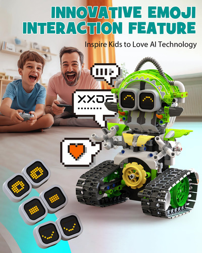 Juego De Construcción Robot Stem 5 En 1, 478 Piezas Para Niñ