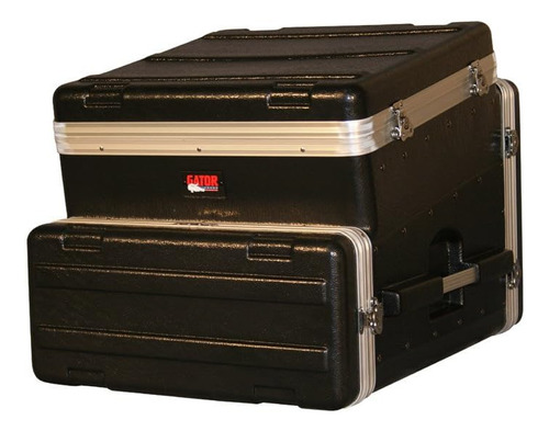 Gator Cases Ata Molded Slant-top Console Rack Case 10u Y 4u