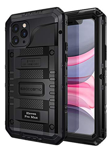 Caja Impermeable Para iPhone 11 Pro Max, Fuerte Prueba De Po
