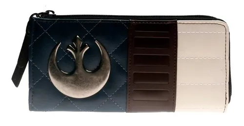 Cartera Monedero Bolso De Mujer Dama Star Wars Azul Regalo